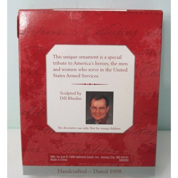 National Armed Services Salute 1998 Hallmark Keepsake Ornament New in Box - Picture 4 of 7